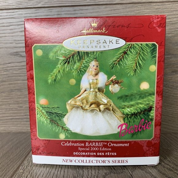 Hallmark Keepsake 2000 Christmas Celebration Barbie Ornament Special Edition - Picture 4 of 6